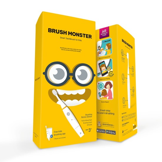 ηλεκτρ. οδοντόβουρτσα brush monster, Kitten planet ηλεκτρ. οδοντόβουρτσα brush monster