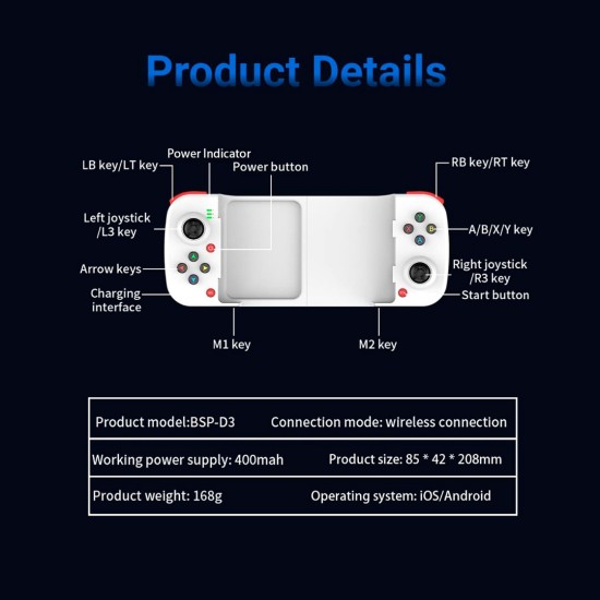 Universal Mobile Phone Gamepad, HONSON Universal Mobile Phone Gamepad
