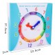 εκπαιδευτικό ξύλινο ρολόι puzzle, HOYE CRAFTS εκπαιδευτικό ξύλινο ρολόι puzzle